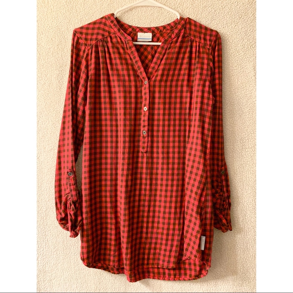 Red/Black checkered top